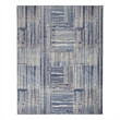 Nourison Home Grafix 8' x 10' Fabric Blue Grey Modern Indoor Area Rug
