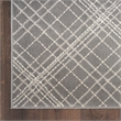 Nourison Home Jubilant 7' Runner Fabric Gray Farmhouse Indoor Rug