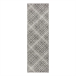 Nourison Home Jubilant 7' Runner Fabric Gray Farmhouse Indoor Rug