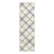 Nourison Home Jubilant 7' Runner Fabric Ivory Navy Farmhouse Indoor Rug