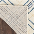 Nourison Home Jubilant 2' x 4' Fabric Ivory Navy Farmhouse Indoor Rug