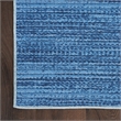 Nourison Home Nourison Washables 8' Runner Blue Modern Indoor Rug