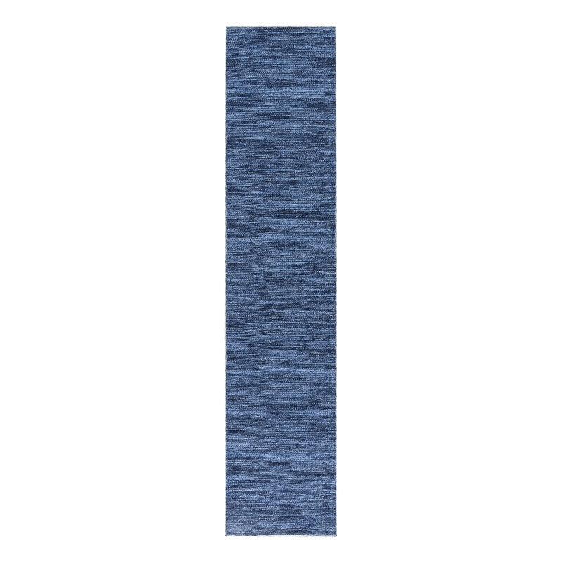 Nourison Home Nourison Washables 8' Runner Blue Modern Indoor Rug