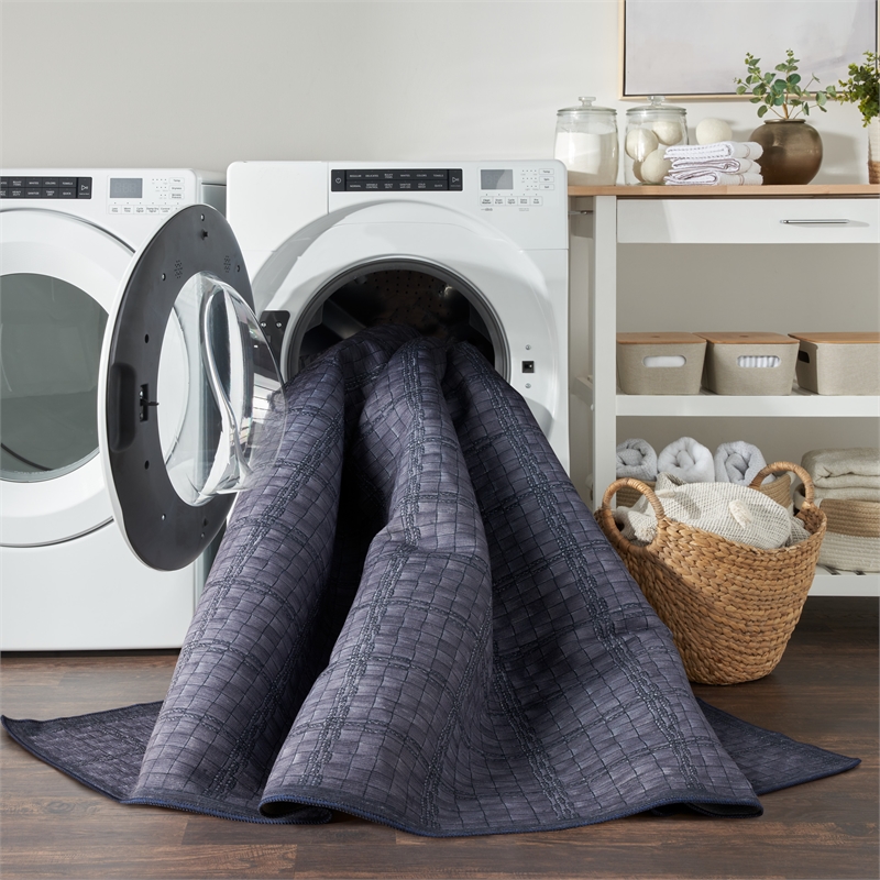 Nourison Home Nourison Washables 9' x 12' Modern Indoor Rug in Ivory