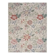 Nourison Home Nourison Washables 5' x 7' Cream Multicolor Fabric Indoor Rug