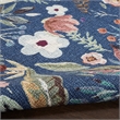 Nourison Home Nourison Washables 8' Runner Navy Multicolor Vintage Indoor Rug