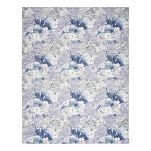 Nourison Home Nourison Washables 5' x 7' Grey Blue Modern Indoor Rug