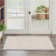 Nourison Home Textured Home 2' x 4' Ivory Beige Farmhouse Indoor Rug