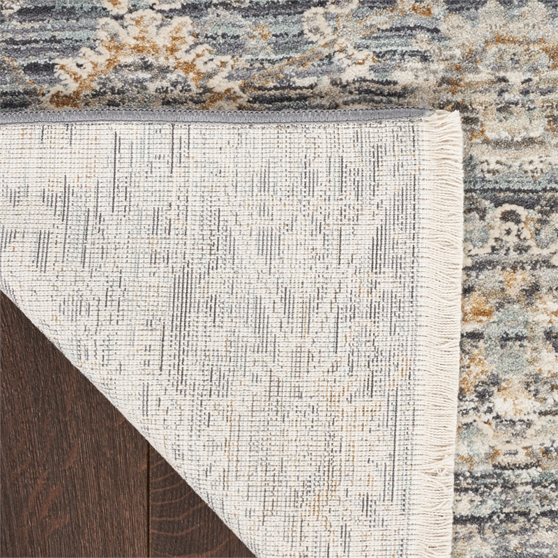 Nourison Home Nyle 10' x 14' Charcoal Vintage Indoor Rug