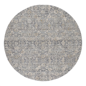 Nourison Home Nyle 8' x Round Charcoal Vintage Indoor Rug
