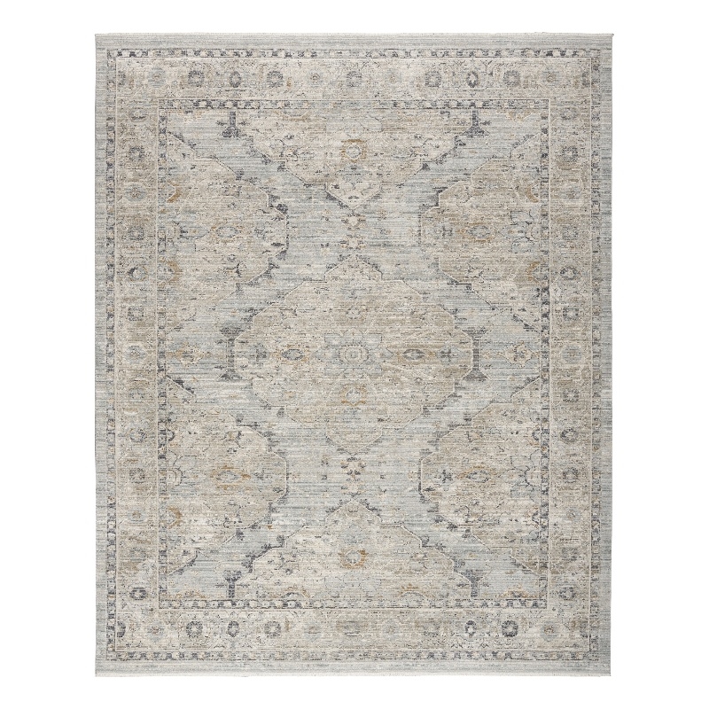 Nourison Home Nyle 8' x 10' Light Blue Vintage Indoor Rug