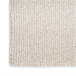 Nourison Home Textured Home 5' x 7' Ivory Beige Farmhouse Indoor Rug