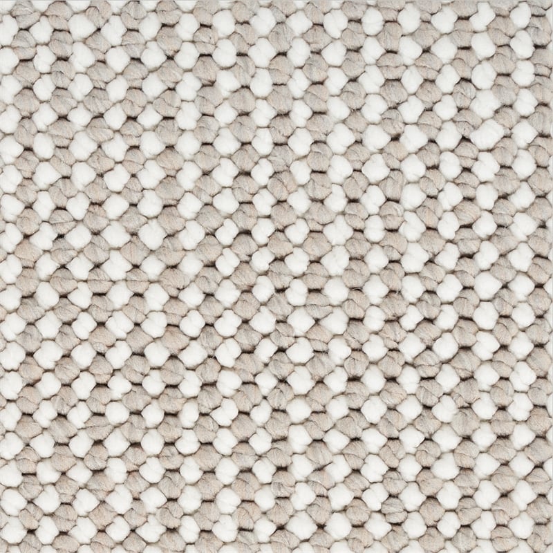 Nourison Home Textured Home 5' x 7' Ivory Mocha Farmhouse Indoor Rug