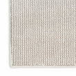 Nourison Home Textured Home 8' Runner Ivory Mocha Farmhouse Indoor Rug