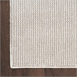 Nourison Home Textured Home 8' Runner Ivory Mocha Farmhouse Indoor Rug
