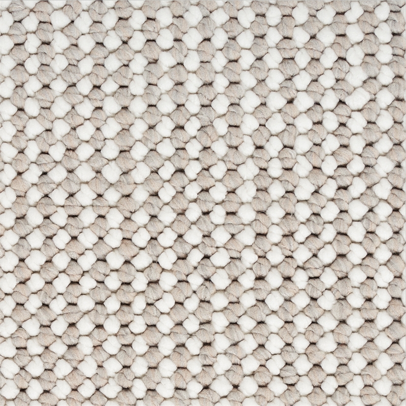 Nourison Home Textured Home 8' Runner Ivory Mocha Farmhouse Indoor Rug