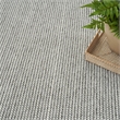 Nourison Home Textured Home 8' x 10' Ivory Grey Farmhouse Indoor Rug