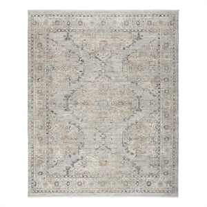 Nourison Nyle 12' x 15'9&quot Fabric Light Blue Vintage Indoor Rug
