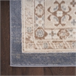 Nourison Serenity Home 9' x 12' Fabric Ivory Blue Vintage Indoor Rug