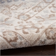 Nourison Serenity Home 9' x 12' Fabric Ivory Blue Vintage Indoor Rug
