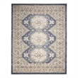 Nourison Serenity Home 9' x 12' Fabric Ivory Blue Vintage Indoor Rug