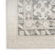 Nourison Serenity Home 9' x 12' Fabric Ivory Gray Vintage Indoor Rug