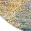Nourison Celestial 10' x Round Multicolor Fabric Modern Area Rug (10' Round)