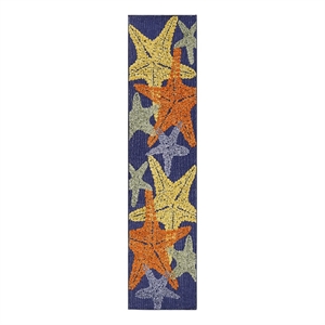 Nourison Aloha 2'3&quot x 8' Fabric Blue Multicolor Indoor/Outdoor Area Rug