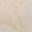 Nourison Aloha 2' x 6' Fabric Ivory/ Cream Multicolor Outdoor Rug