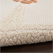 Nourison Aloha 2' x 6' Fabric Ivory/ Cream Multicolor Outdoor Rug