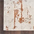 Nourison Concerto 5' x 7' Ivory Rust Fabric Modern Area Rug (5' x 7')