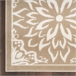 Nourison Jubilant 5' x 7' Taupe Fabric Farmhouse Area Rug (5' x 7')