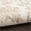 Nourison Jubilant 5' x 7' Ivory Beige Fabric Vintage Area Rug (5' x 7')