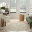Nourison Jubilant 5' x 7' Ivory Beige Fabric Vintage Area Rug (5' x 7')