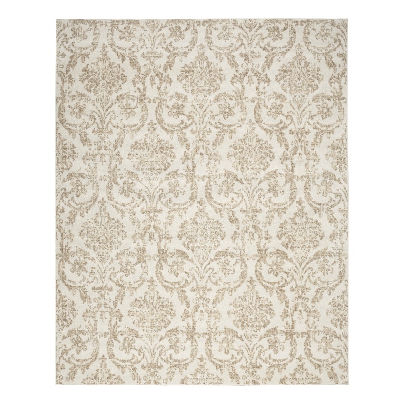 Nourison Jubilant 5' x 7' Ivory Beige Fabric Vintage Area Rug (5' x 7')