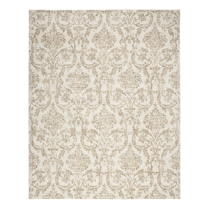 Nourison Jubilant 5' x 7' Ivory Beige Fabric Vintage Area Rug (5' x 7')