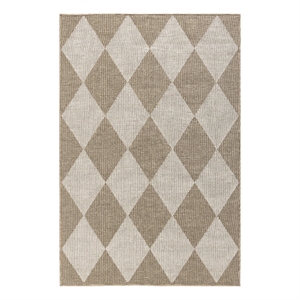 Nourison 47x71&quot Indoor Contemporary Jute Fabric Rug in Natural/Ivory/Beige