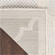 Nourison Easy Care 2' x 4' Ivory White Fabric Modern Area Rug (2' x 4')
