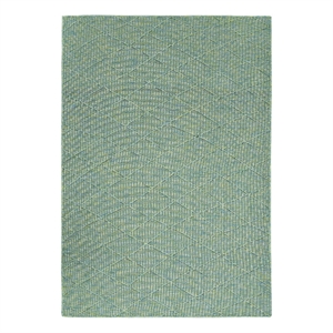 Nourison Practical Solutions 60x84&quot Contemporary Fabric Rug in Green and Blue