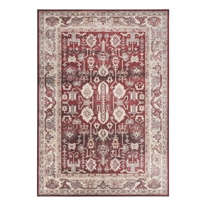 Nourison Vintage Home 5' x 7' Fabric Red Bohemian Indoor Rug