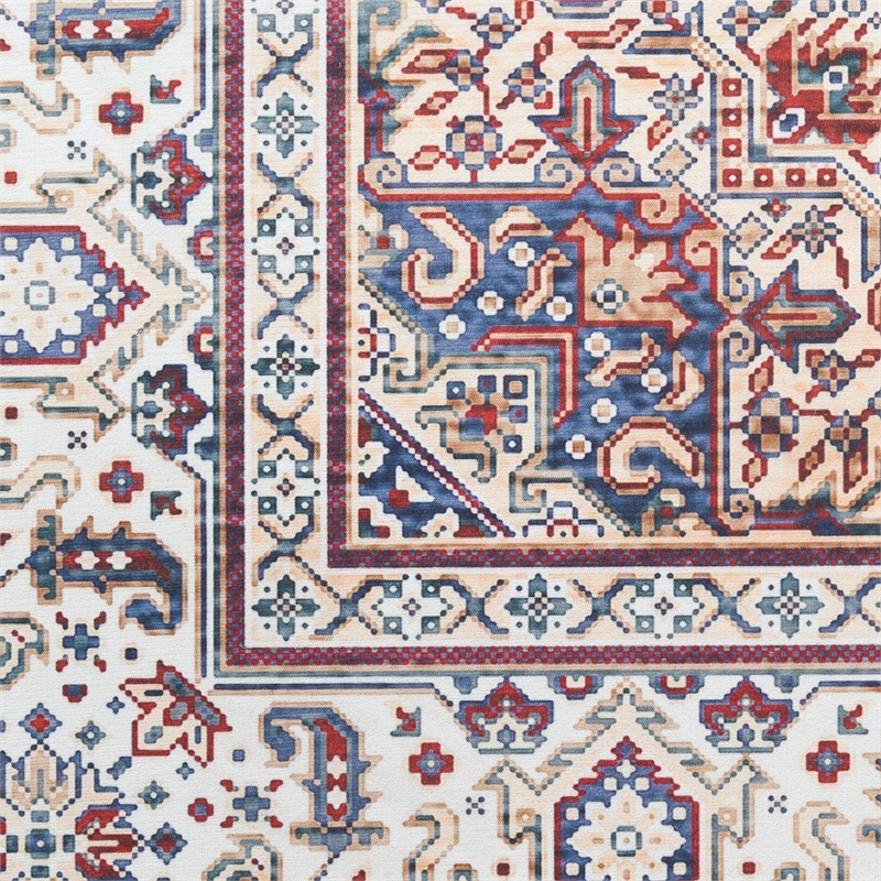 Nourison Vintage Home 5' x 7' Fabric Gold Bohemian Indoor Rug