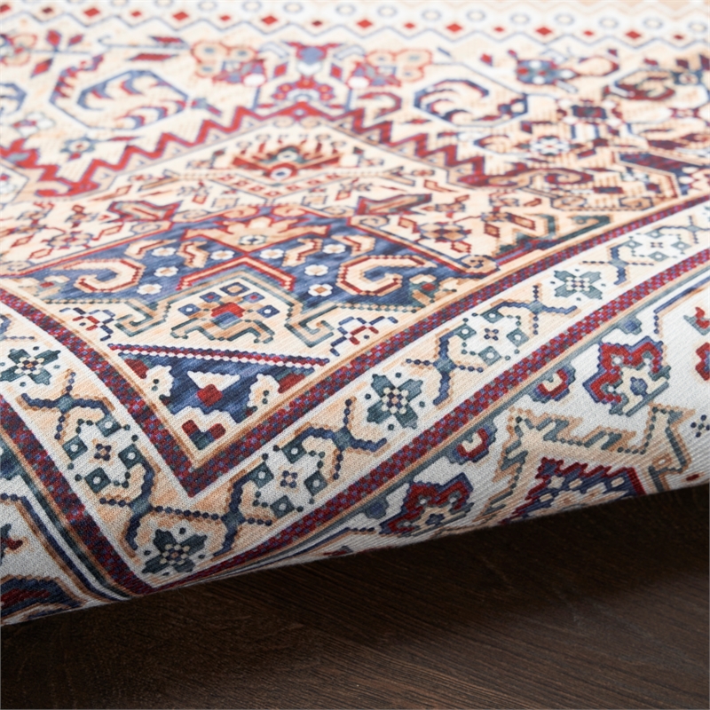 Nourison Vintage Home 5' x 7' Fabric Gold Bohemian Indoor Rug
