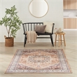 Nourison Vintage Home 5' x 7' Fabric Gold Bohemian Indoor Rug