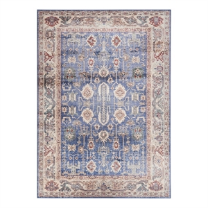 Nourison Vintage Home 3'9&quot x 5'9&quot Fabric Blue Bohemian Indoor Rug