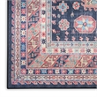 Nourison Vintage Home 5' x 7' Fabric Navy Blue Bohemian Indoor Rug