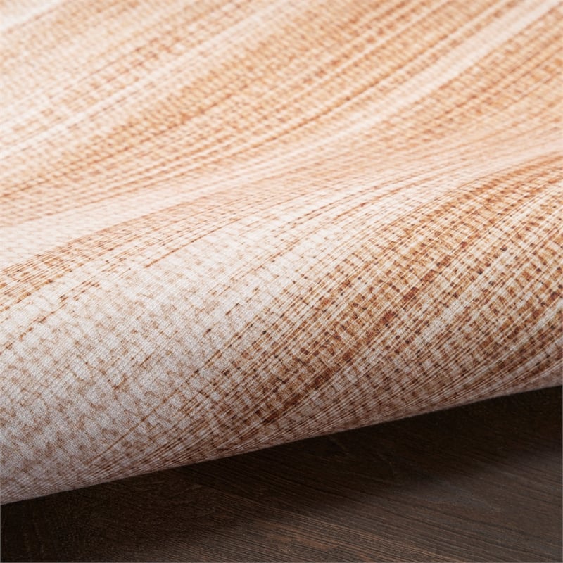 Nourison Vintage Home 5' x 7' Fabric Brown Modern Indoor Rug