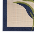 Nourison Aloha 5' x Square Multicolor Fabric Contemporary Area Rug (5' Square)
