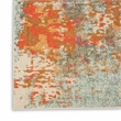 Celestial 9' x 12' Pink/Multi-Color Fabric Modern & Contemporary Indoor Rug