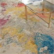 Celestial 10' x 14' Ivory/Multi-Color Fabric Modern & Contemporary Indoor Rug