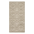Nourison Jubilant 2' x 4' Taupe Fabric Farmhouse Area Rug (2' x 4')